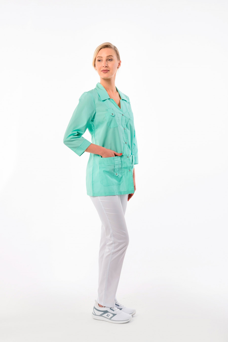 Блуза женская «Лайм», зеленый, 44