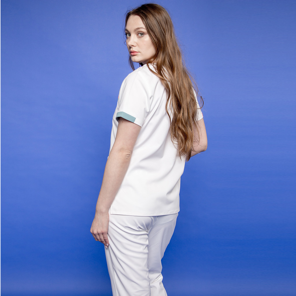 Туника медицинская женская Pulse 254 Alabama R150, белый, XL