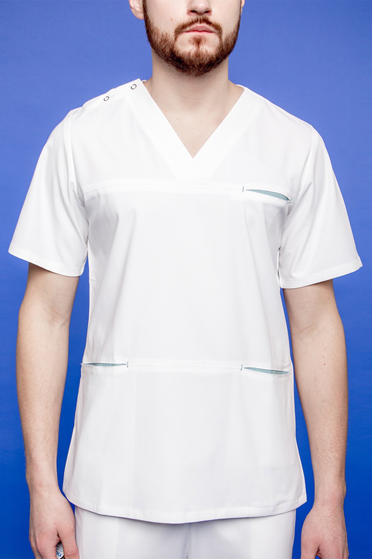 Туника медицинская мужская Pulse 257 Tennessee R150, белый, 3XL