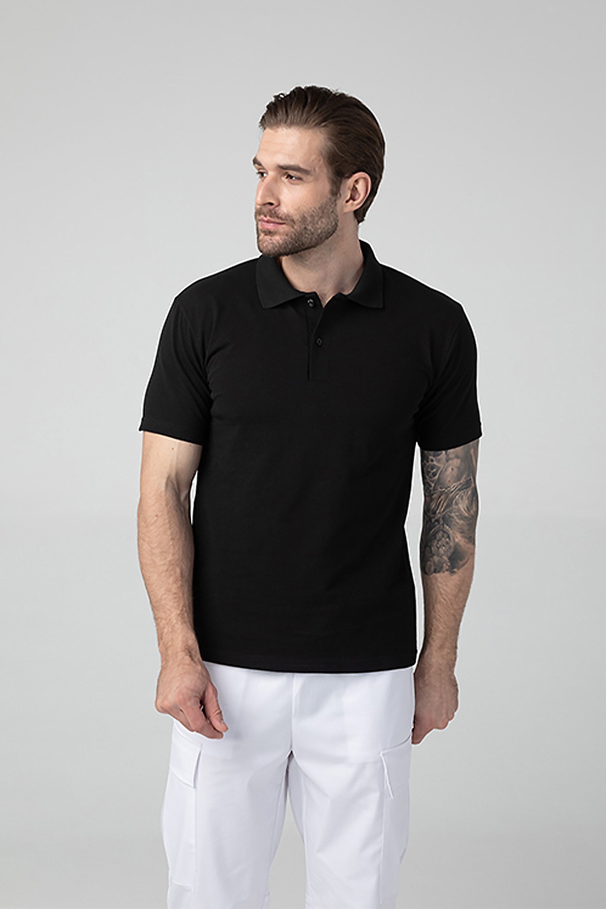 Поло мужское Dr. Nice, черный, 46