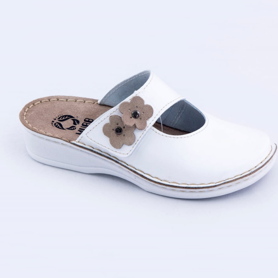 Сабо MUBB Comfort 160104, женские, белый, 39