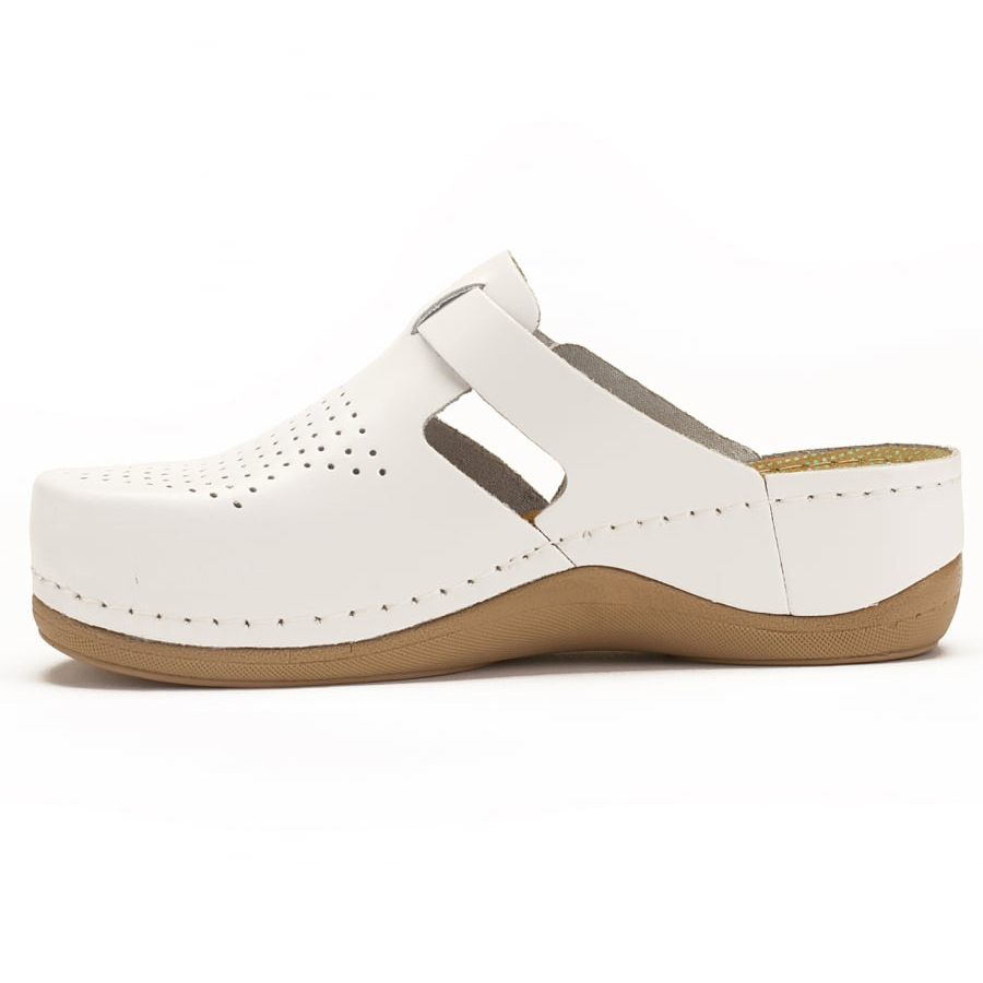 Тапочки-сабо Леон 950, женские, белые, 37