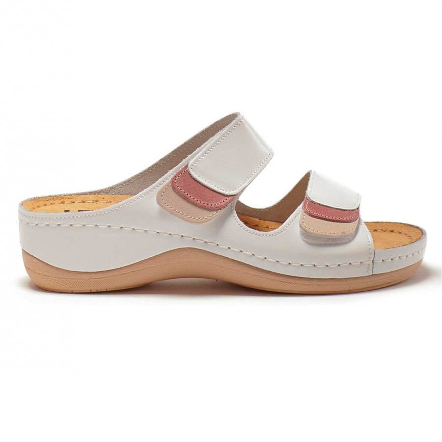 Тапочки-сабо Леон 904, женские, белые, 39