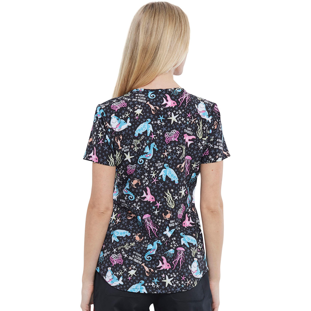 Топ женский Cherokee CK637, морской, S