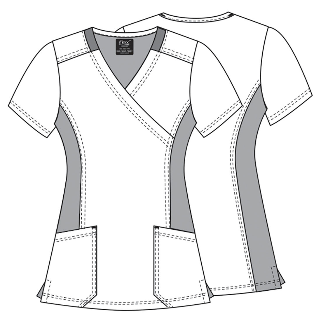 Топ женский Cherokee CK642, ленивец, XL