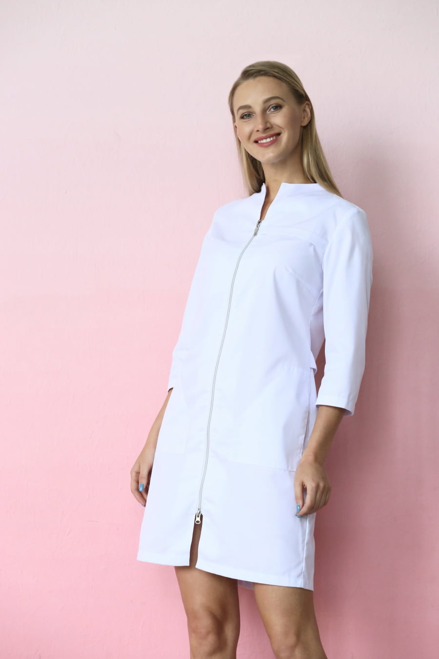 Халат женский «Бьянка», белый, 44