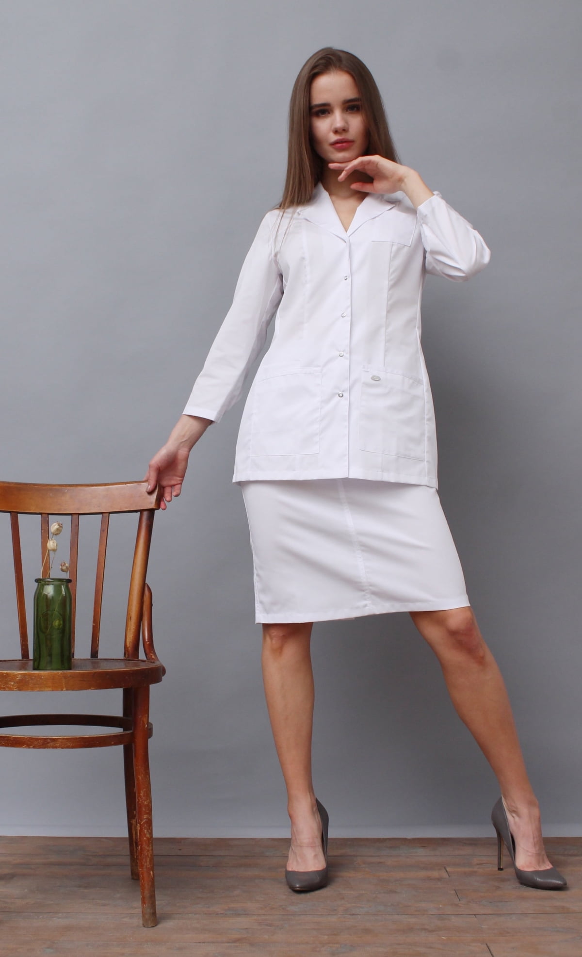 Блуза женская «Ева», белый, 46