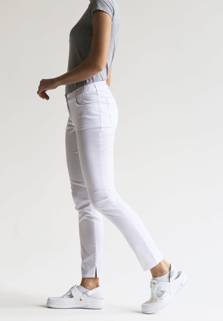 Брюки женские «Слим», белые, 40