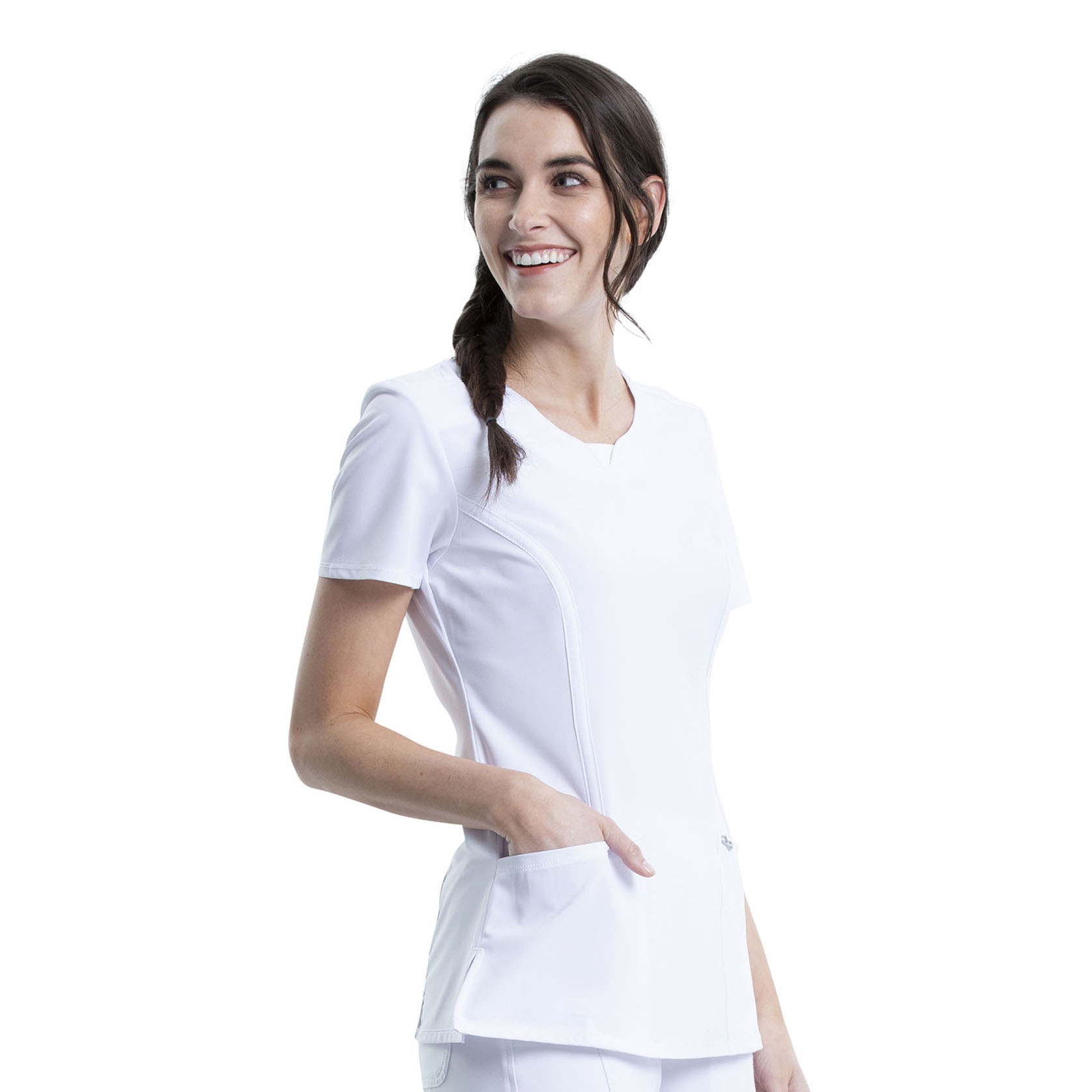 Топ женский Cherokee 2624A, белый, XXS