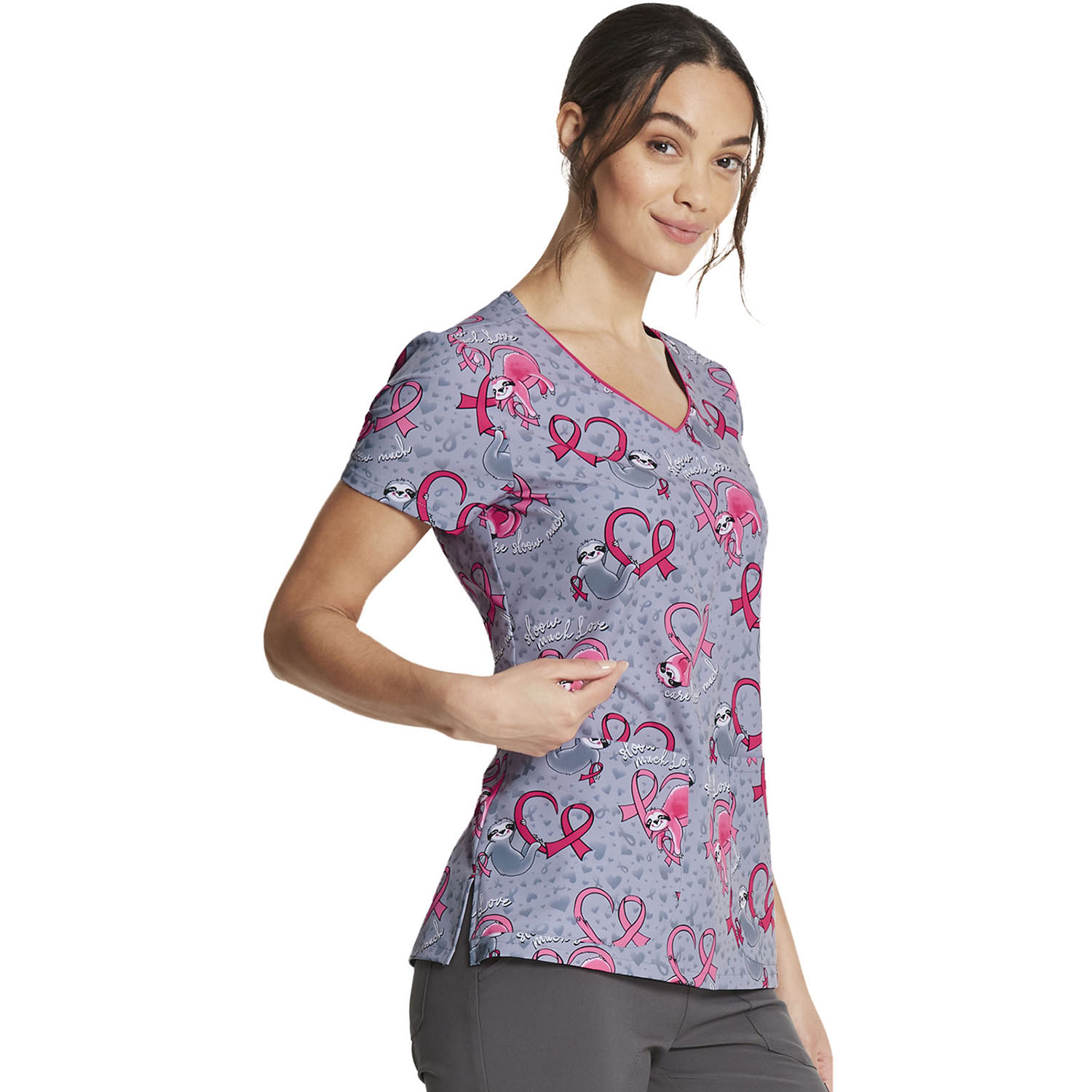 Топ женский Dickies DK852, ленивец с сердцем, XS