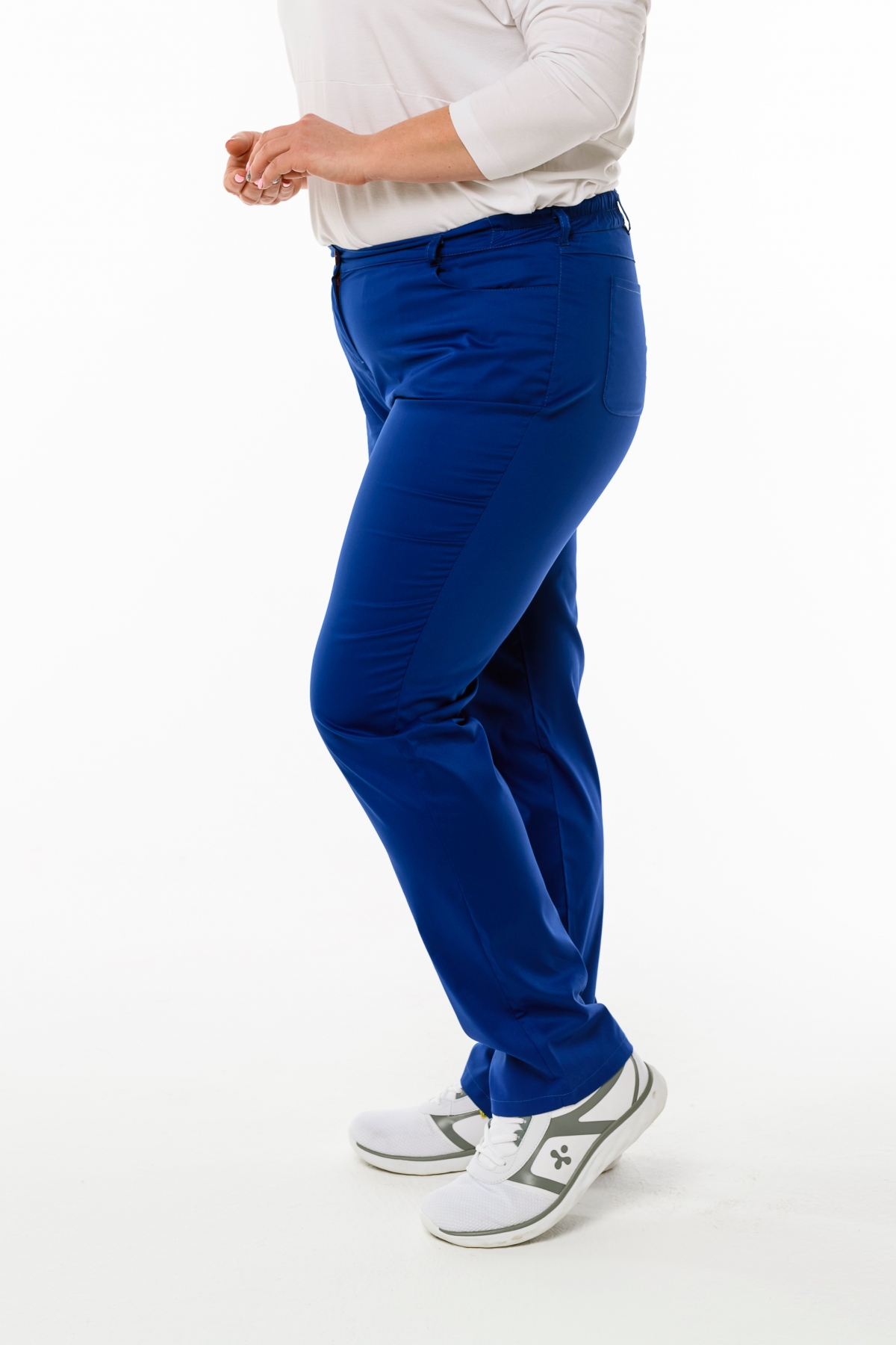 Брюки женские «Слим», василёк, 50