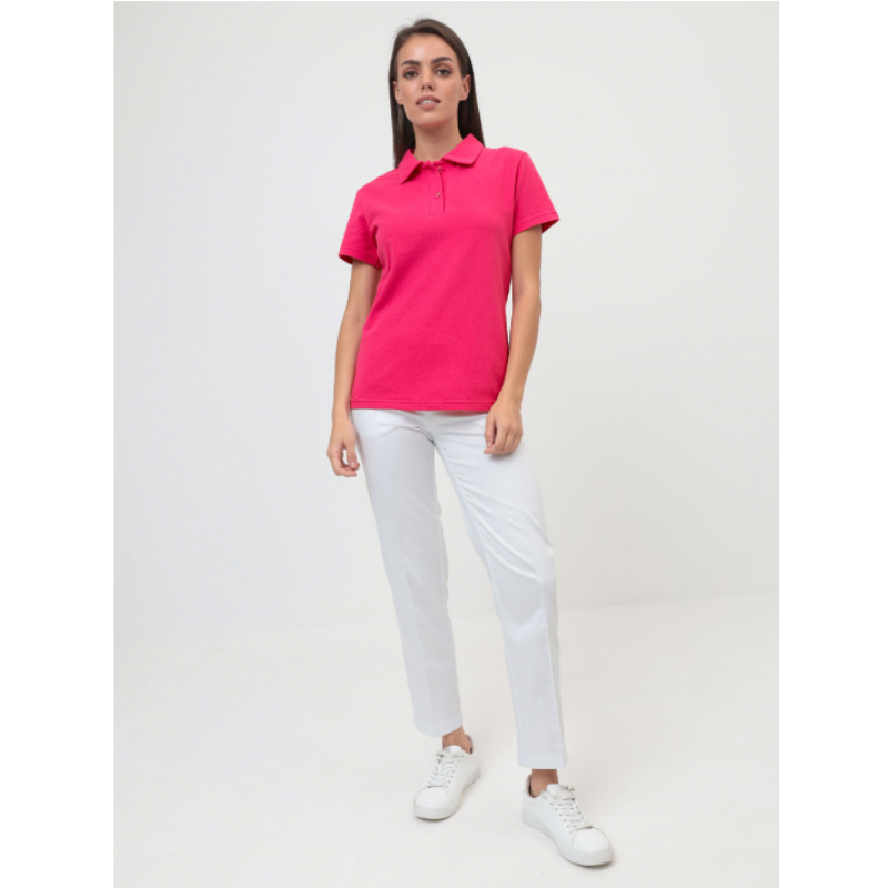 Поло женское, розовый, 44
