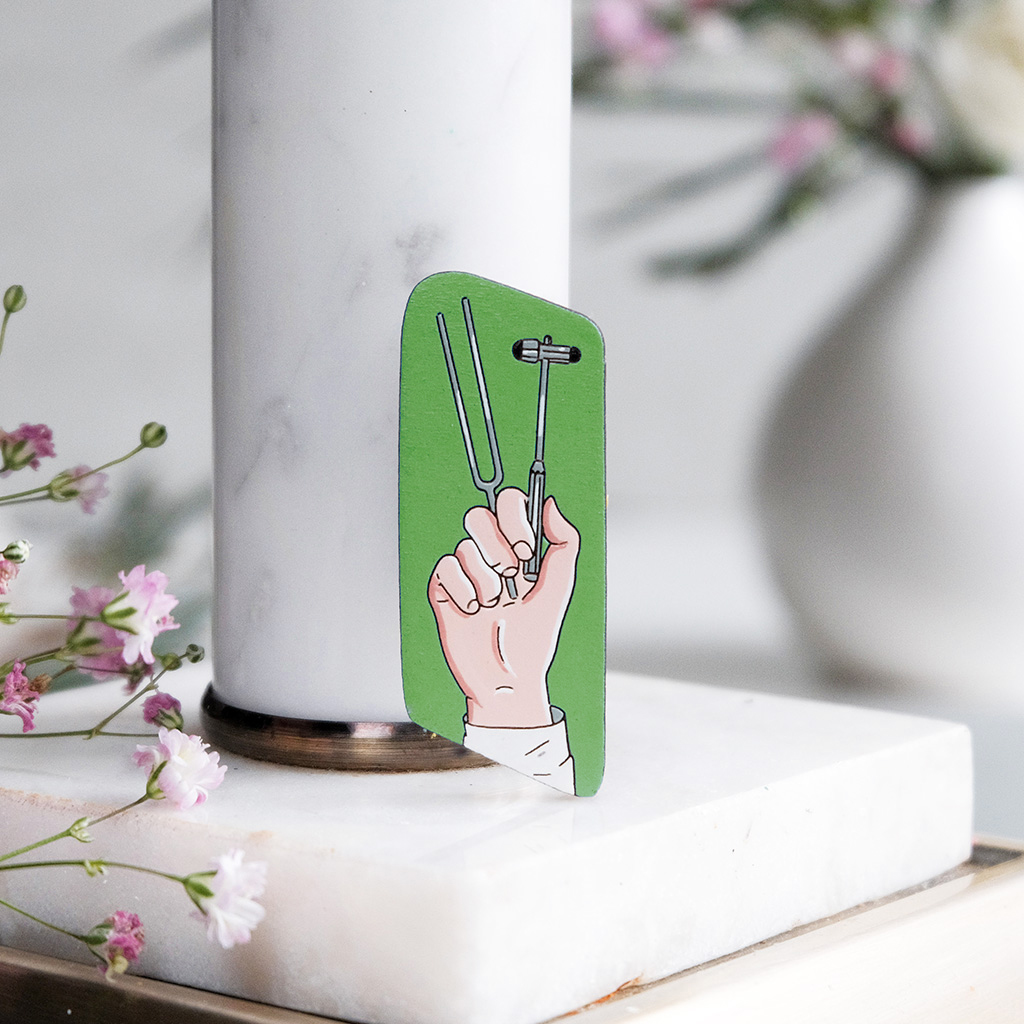 Значок "Инструменты невролога", зеленый