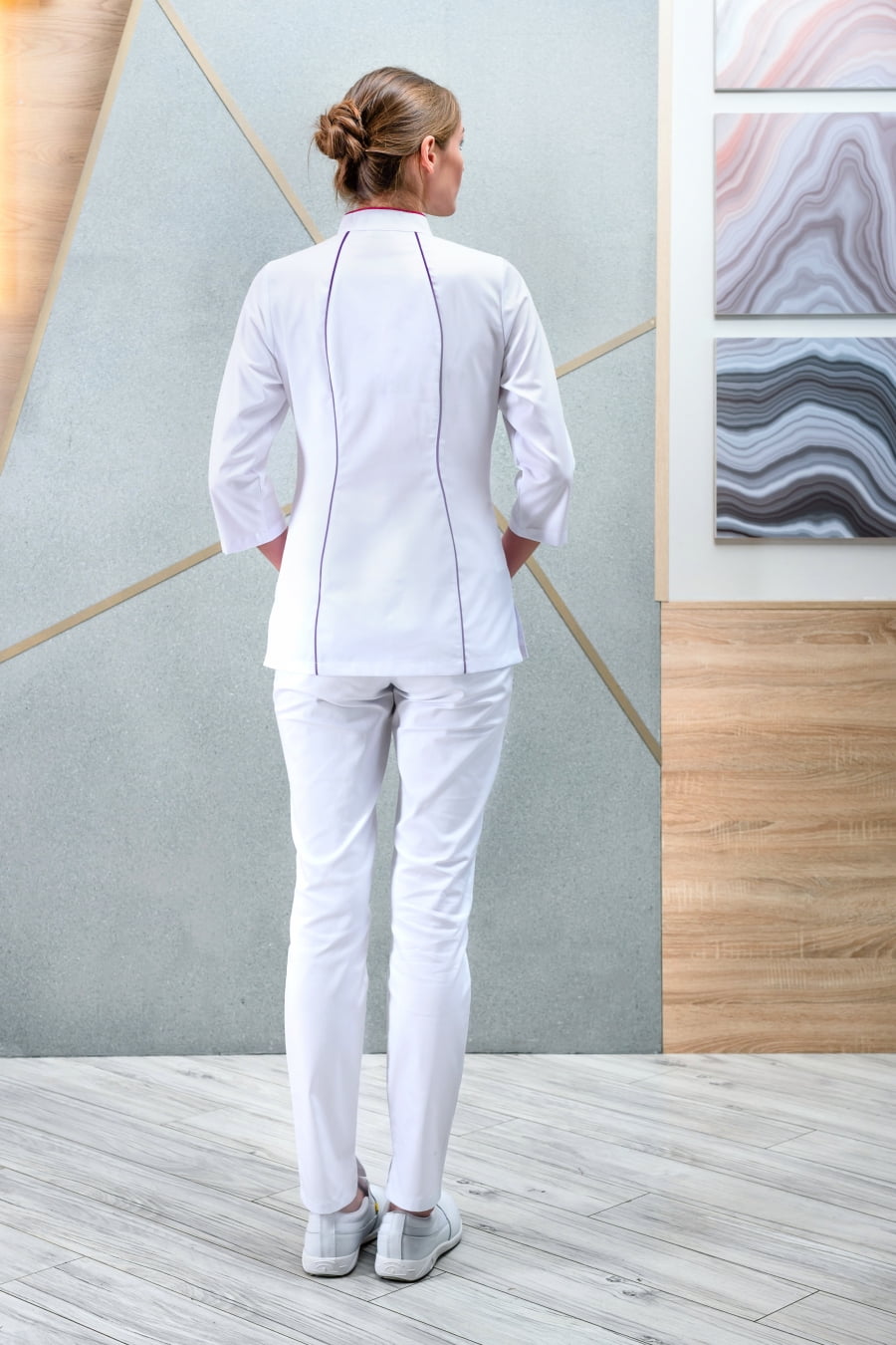 Блуза женская «Темпа», белый, 52