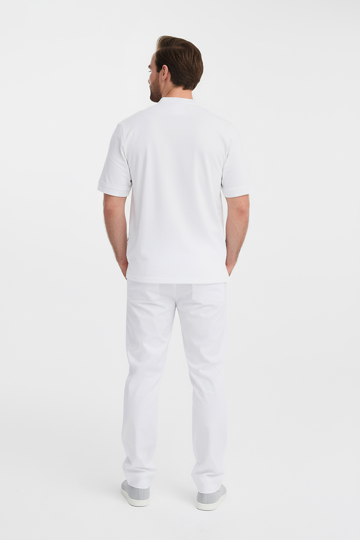 Поло мужское Тезис TZ560, белый, 48