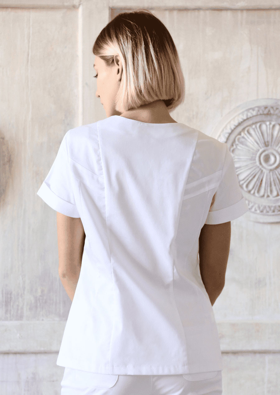 Блуза женская «Альфа», белый, 48