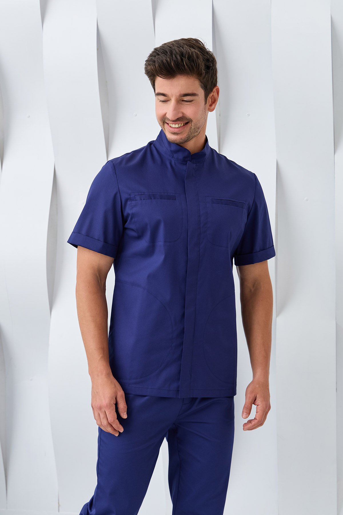 Туника мужская Dr. Nice, на молнии, синий, 52