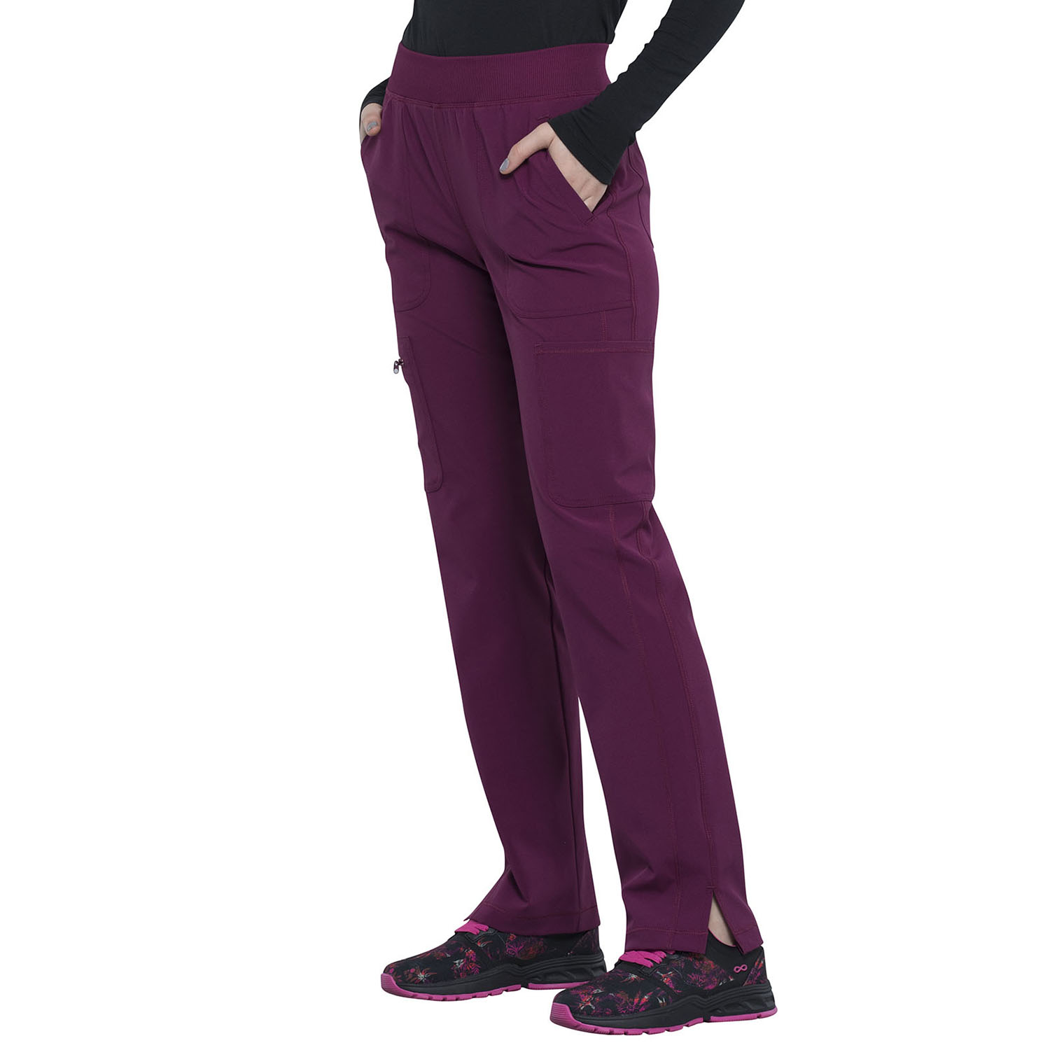 Брюки женские Cherokee CK065A, винный, 4XL