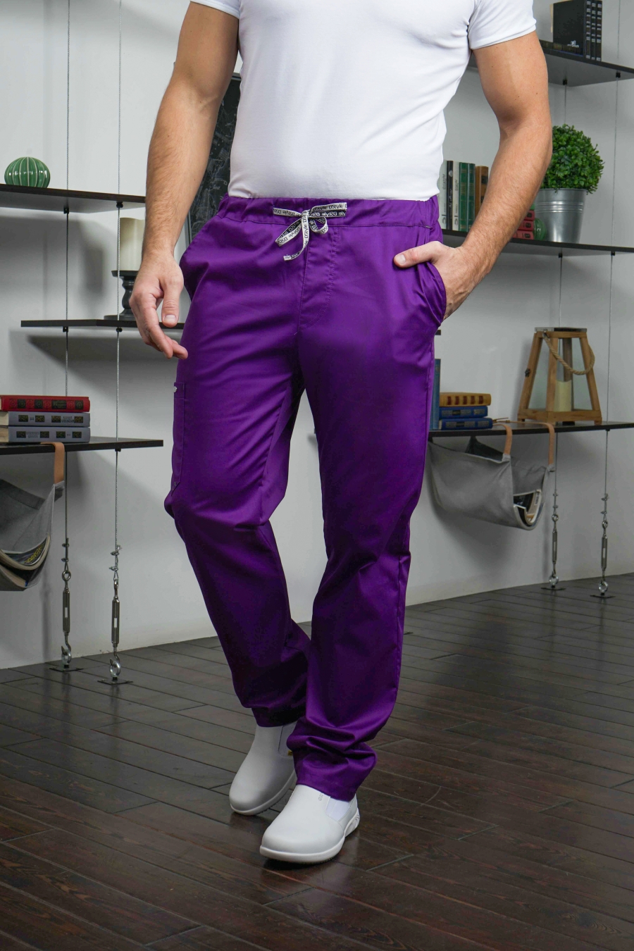 Брюки мужские «Софт», фиолетовый, 44