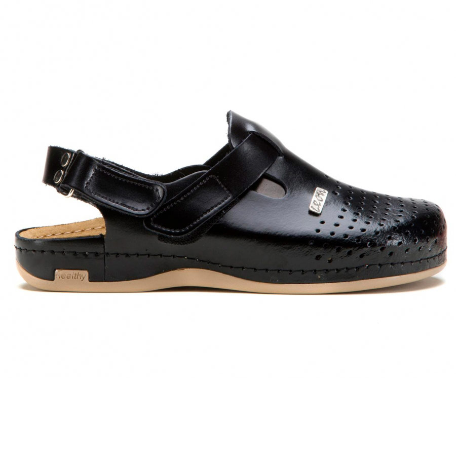 Тапочки-сабо Леон 701М, мужские, черный, 42