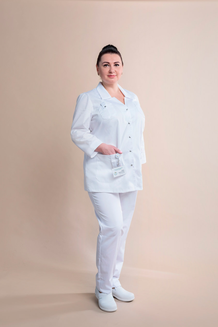 Блуза женская «Лайм», белый, 56