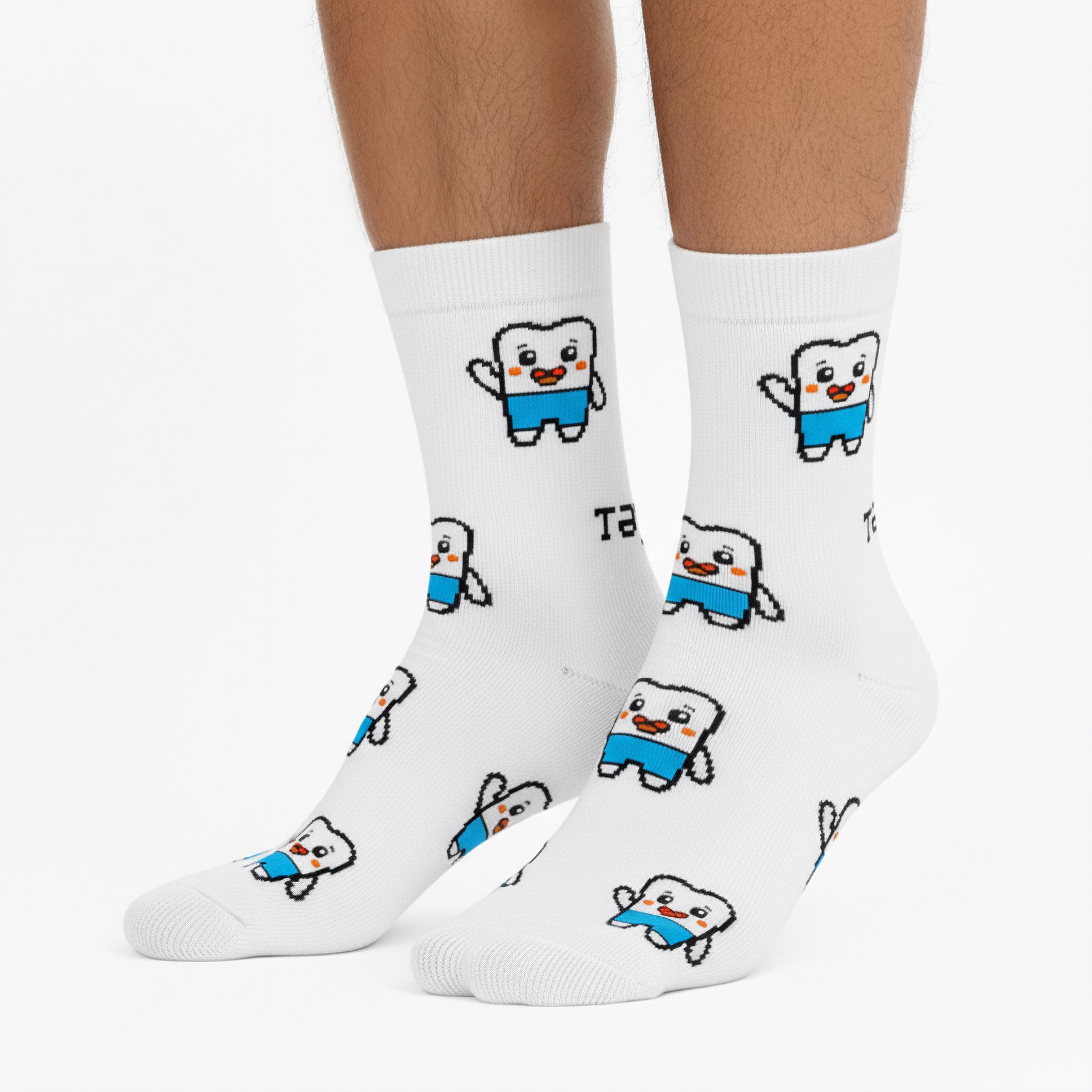 Носки мужские Тезис, "Зубики", белый, 41-45