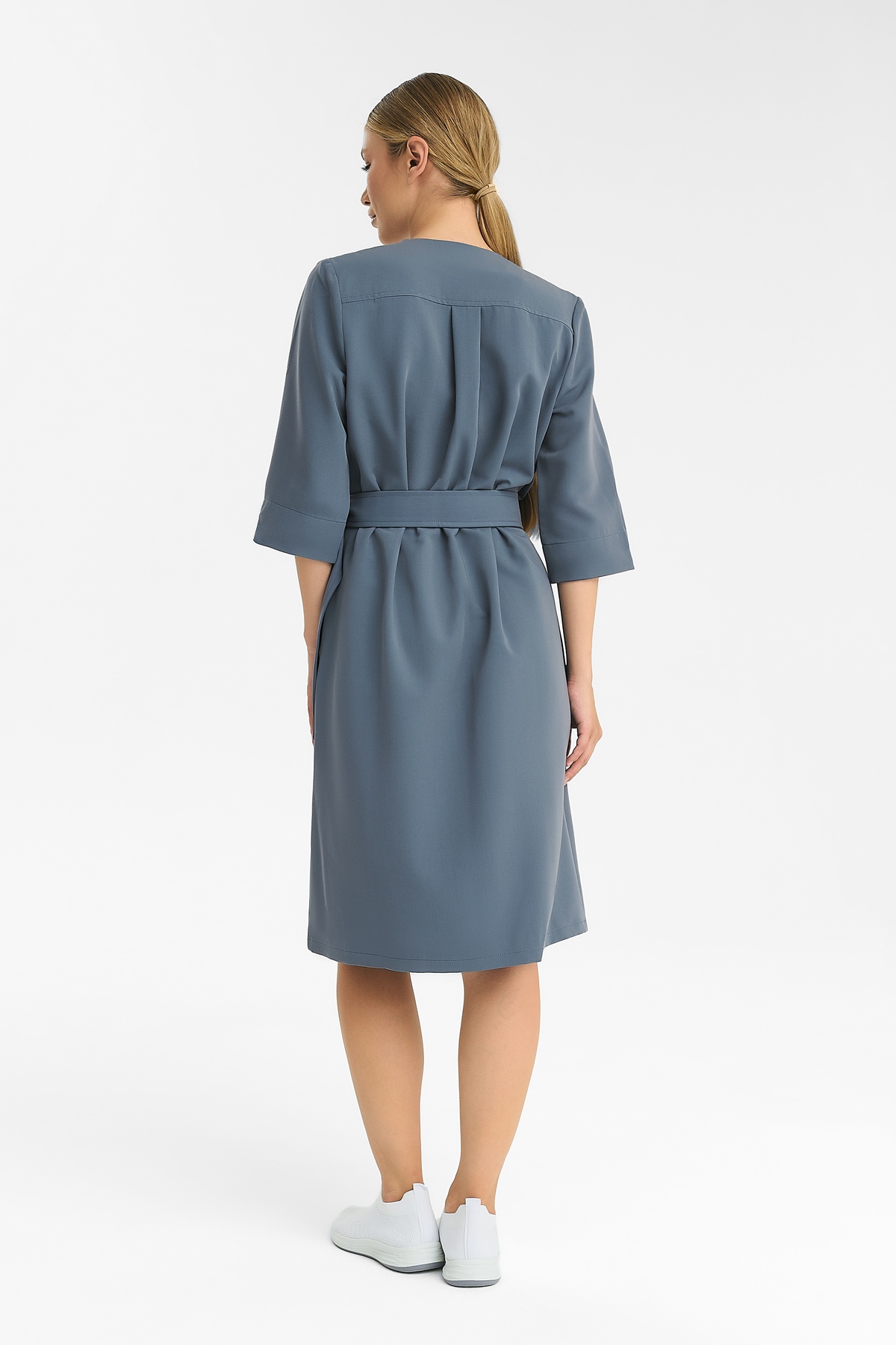 Халат-платье Тезис TZ150, синий, 52