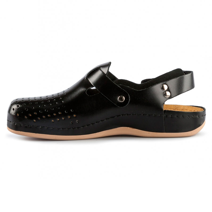 Тапочки-сабо Леон 701М, мужские, черный, 46