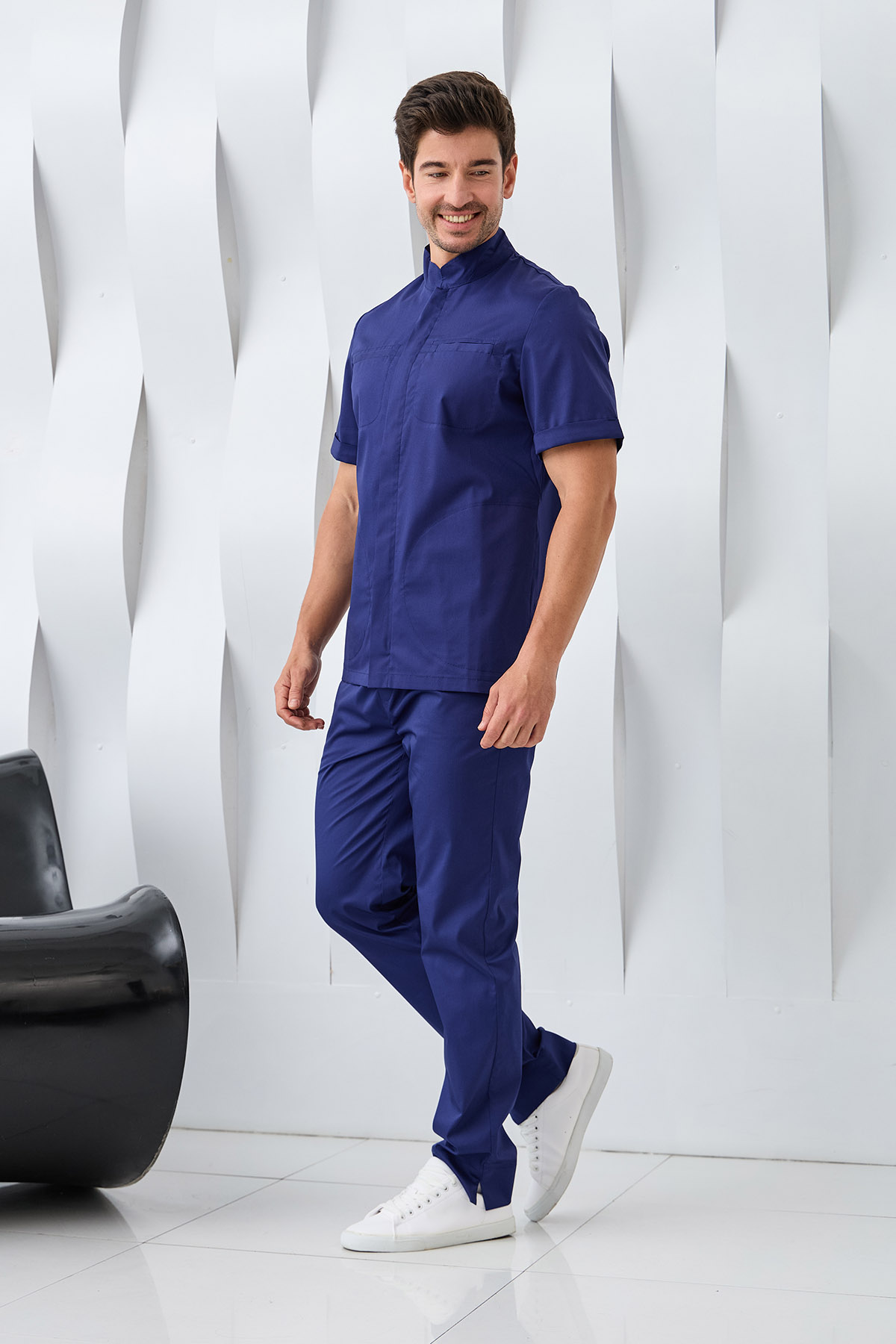 Туника мужская Dr. Nice, на молнии, синий, 52