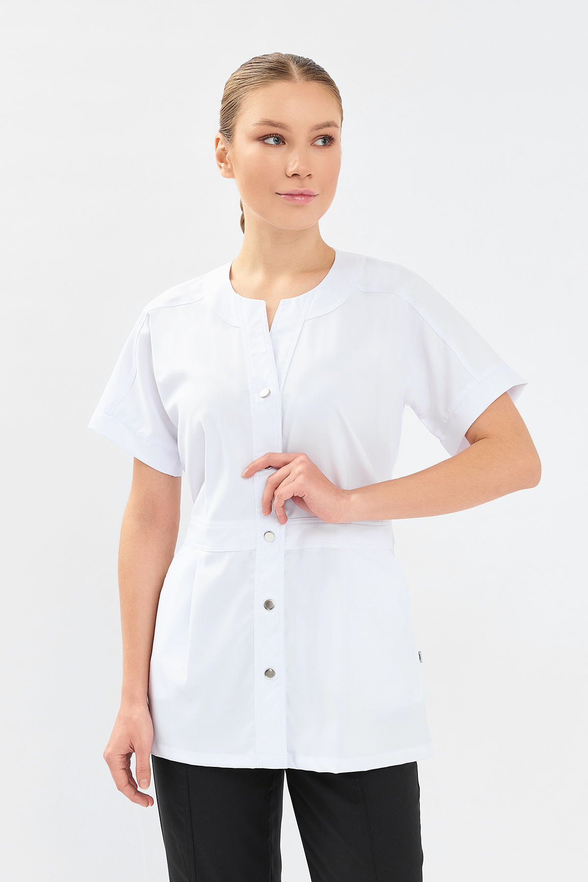 Рубашка женская Тезис TZ462, белый, 42