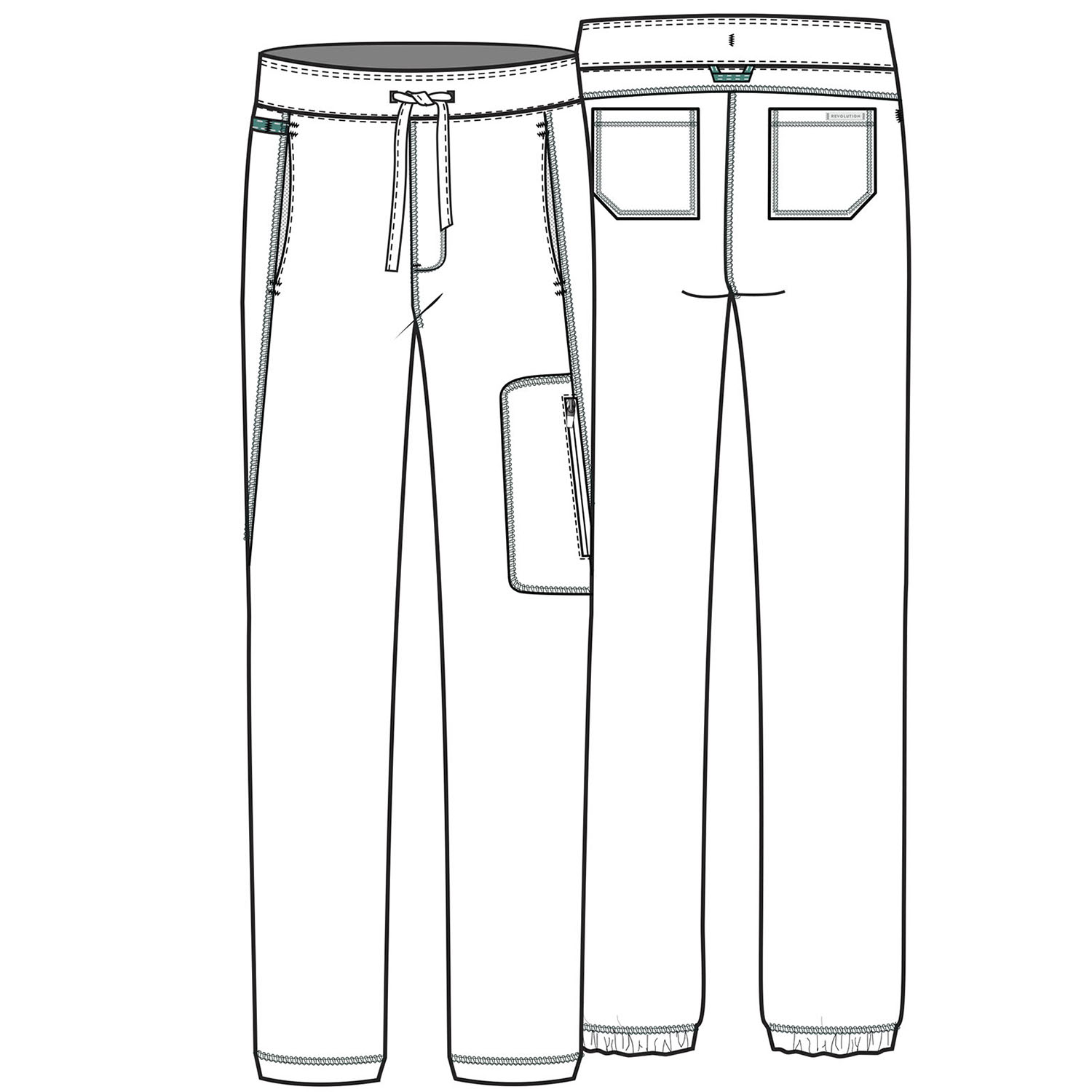 Брюки мужские Cherokee WW012, зеленый,  L