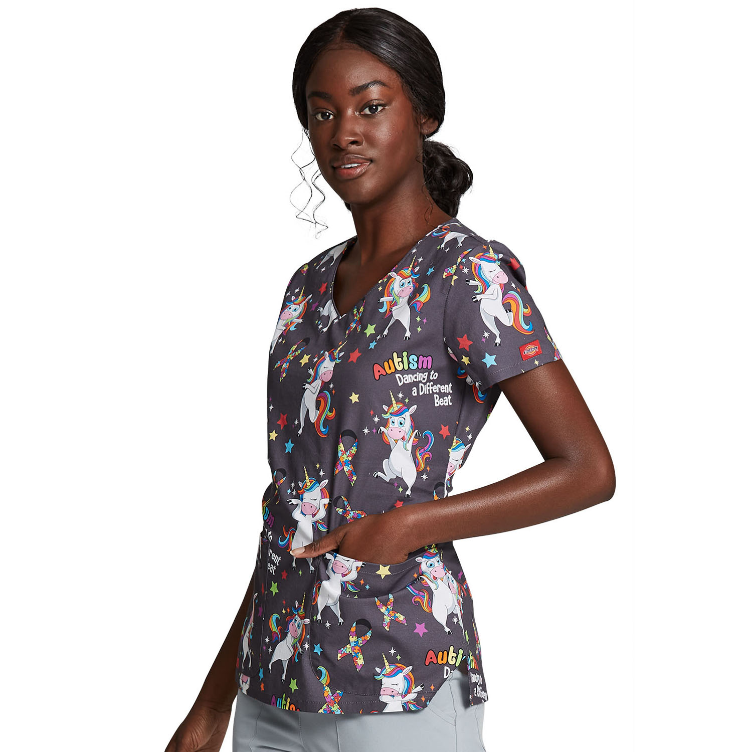 Топ женский Dickies DK700, единороги, XL