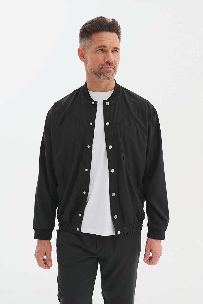 Бомбер мужской Тезис TZ690, черный, 50