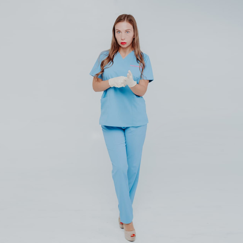 Туника женская 247 Montana, R186 серо-голубой, S