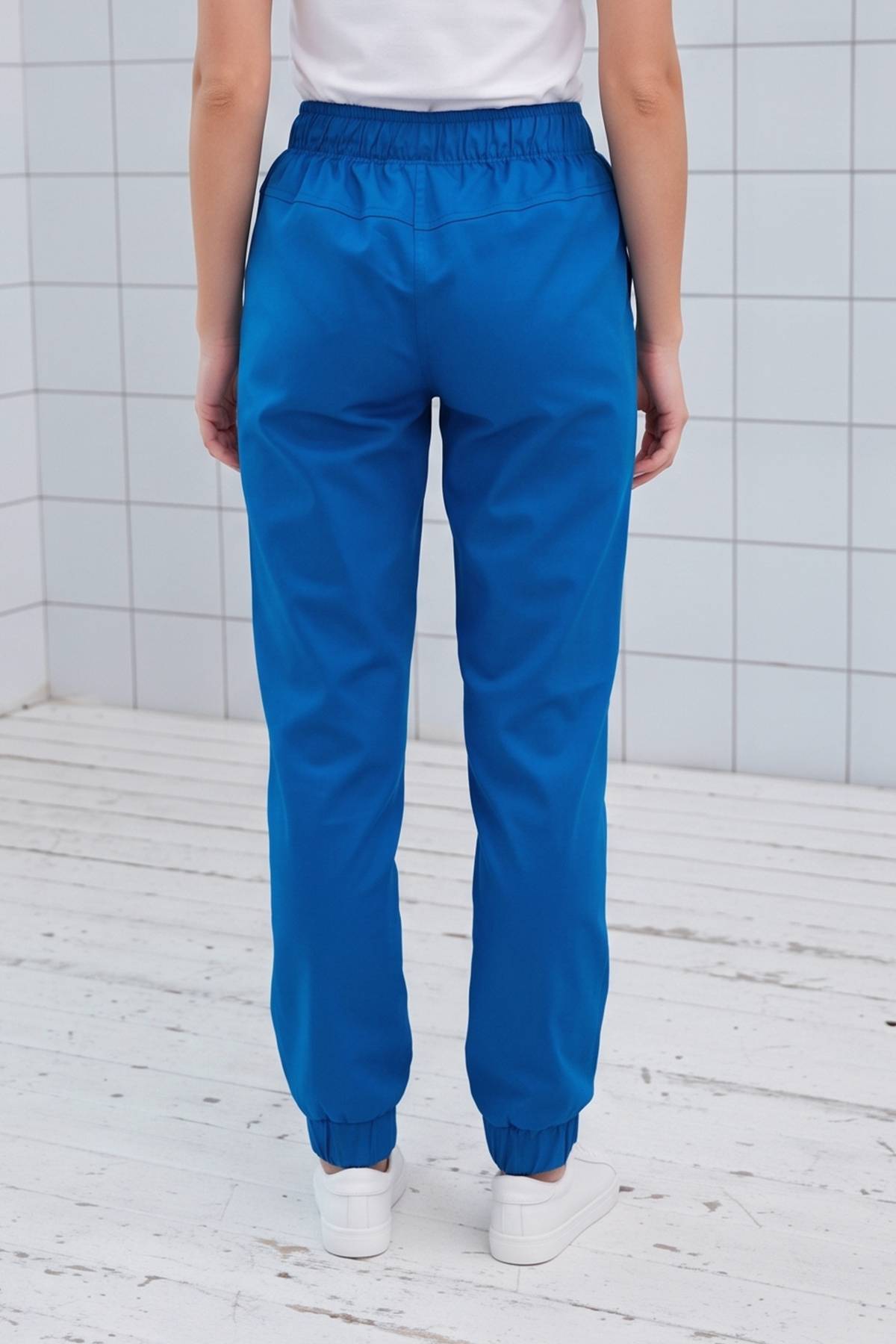 Джоггеры медицинские женские Dr. Nice DRN321, голубой, 42