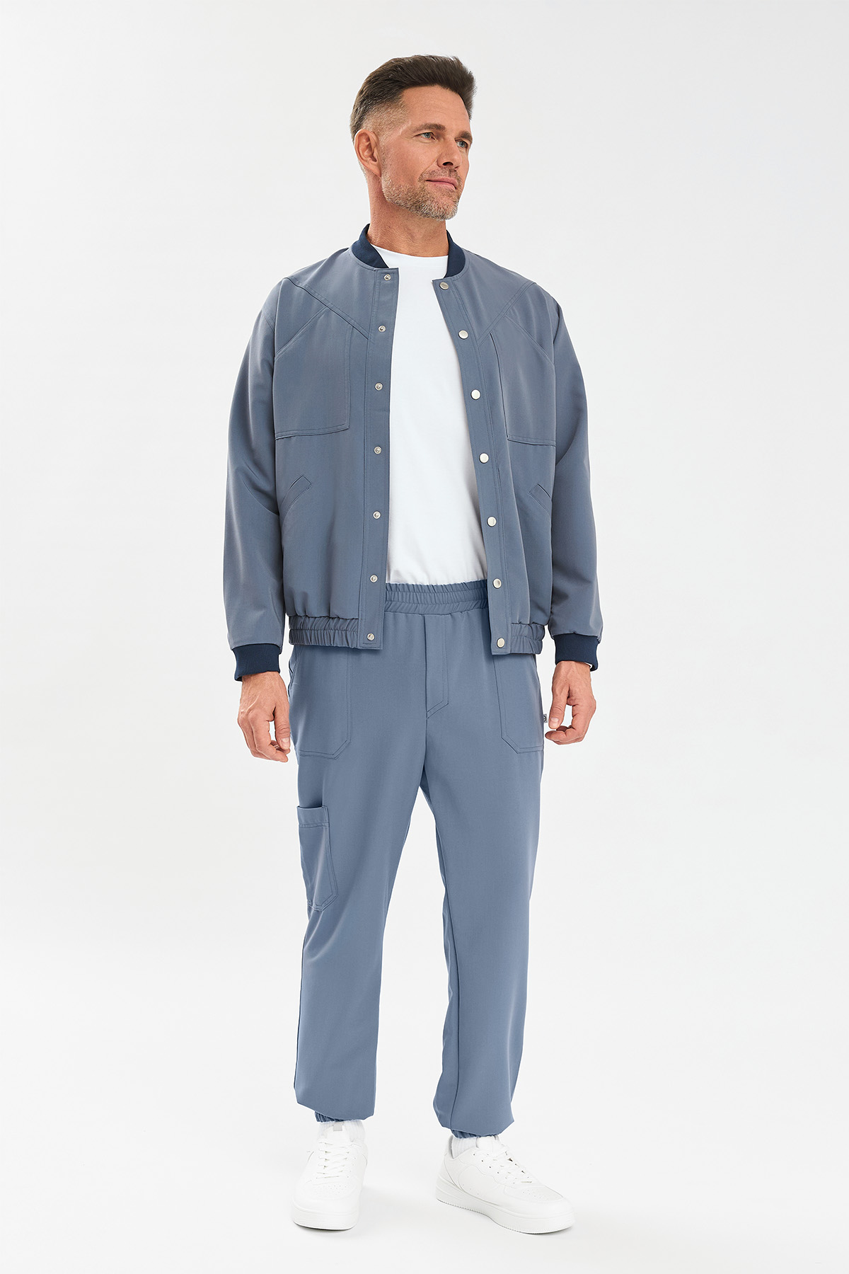 Бомбер мужской Тезис TZ690, синий, 50