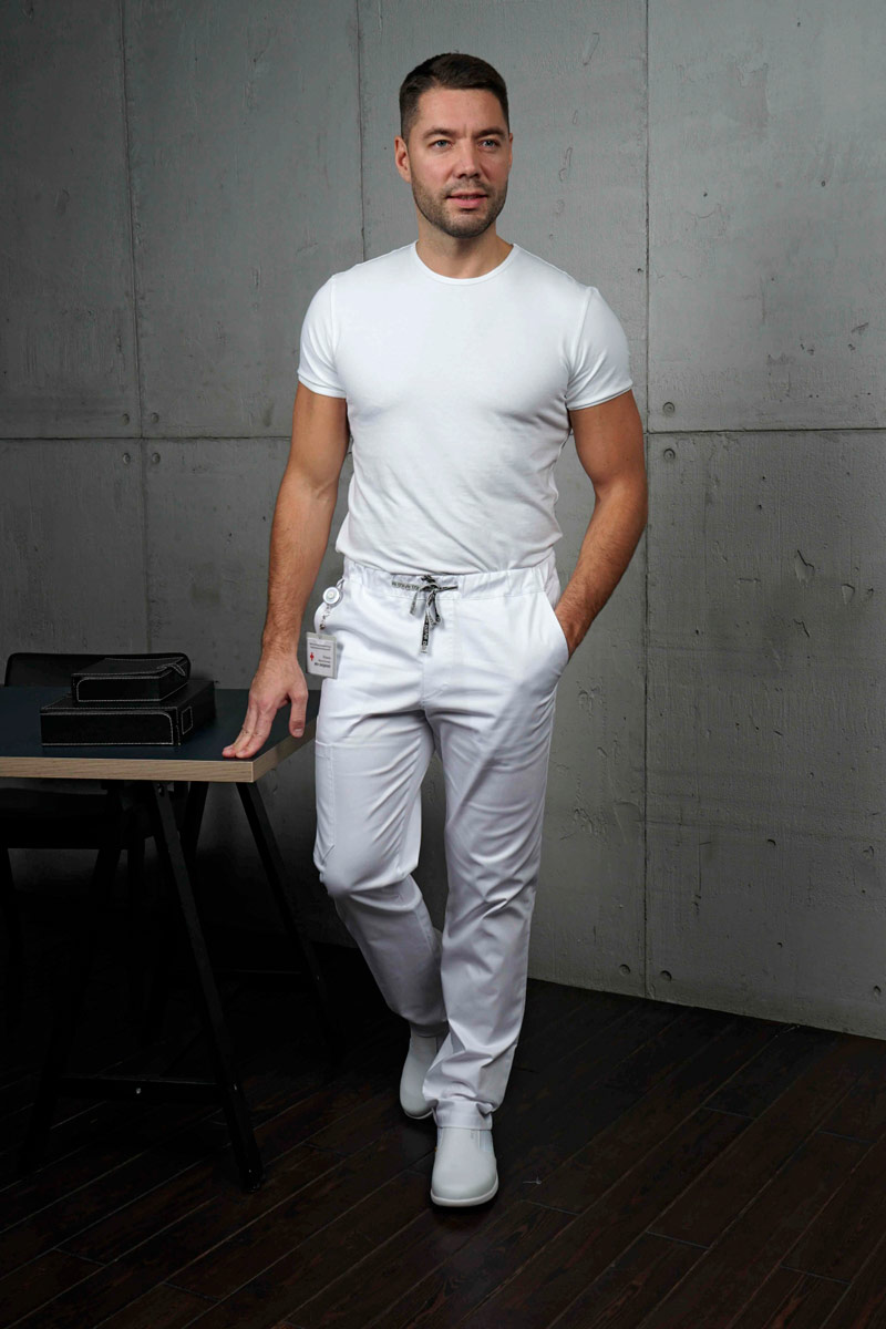 Брюки мужские «Софт», белые, 46