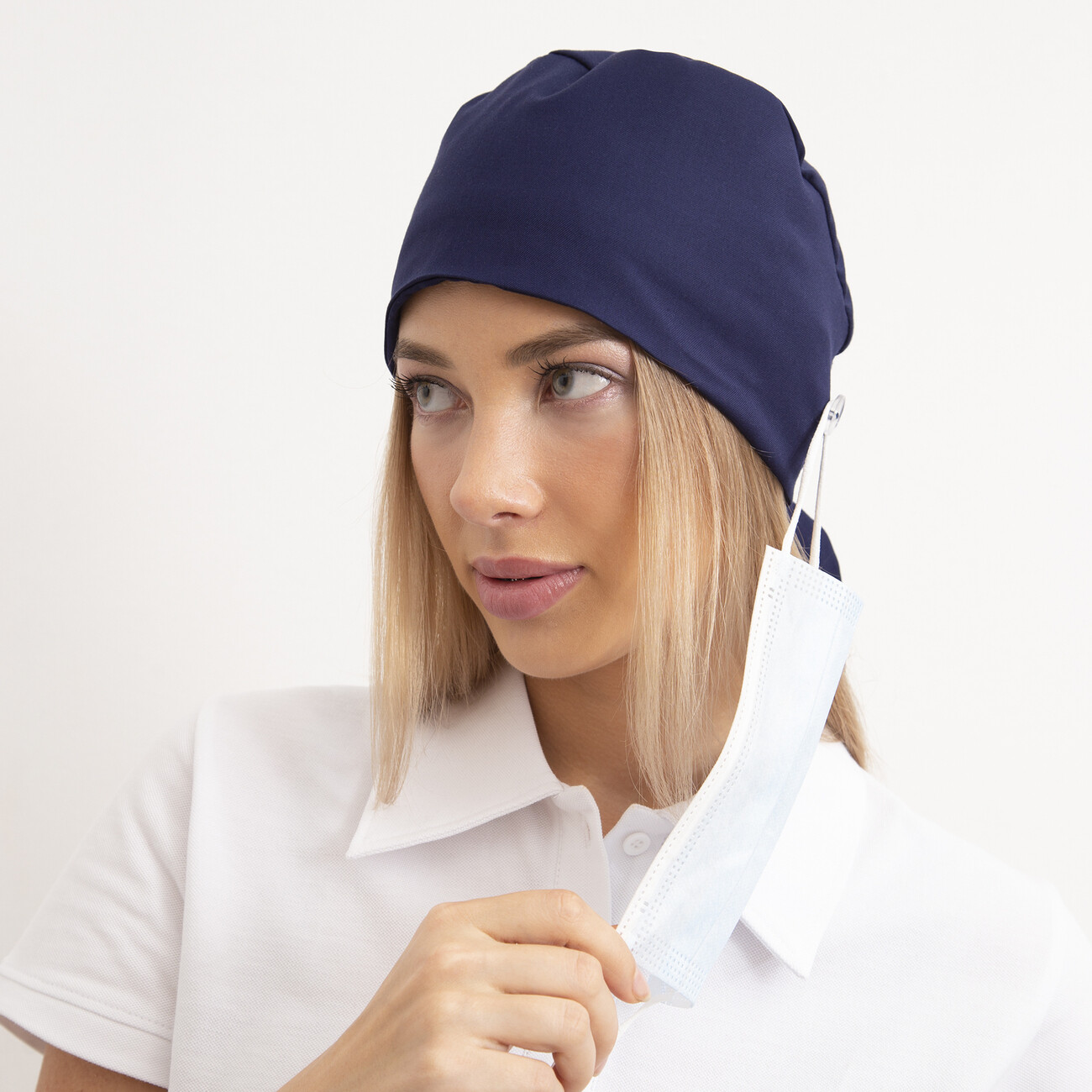 Шапочка медицинская Тезис TZ001, темно-синий