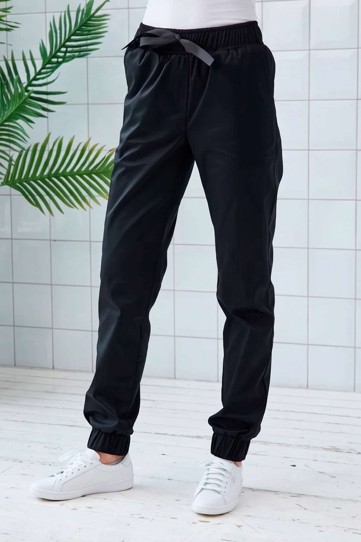Джоггеры медицинские женские Dr. Nice DRN321, черный, 42