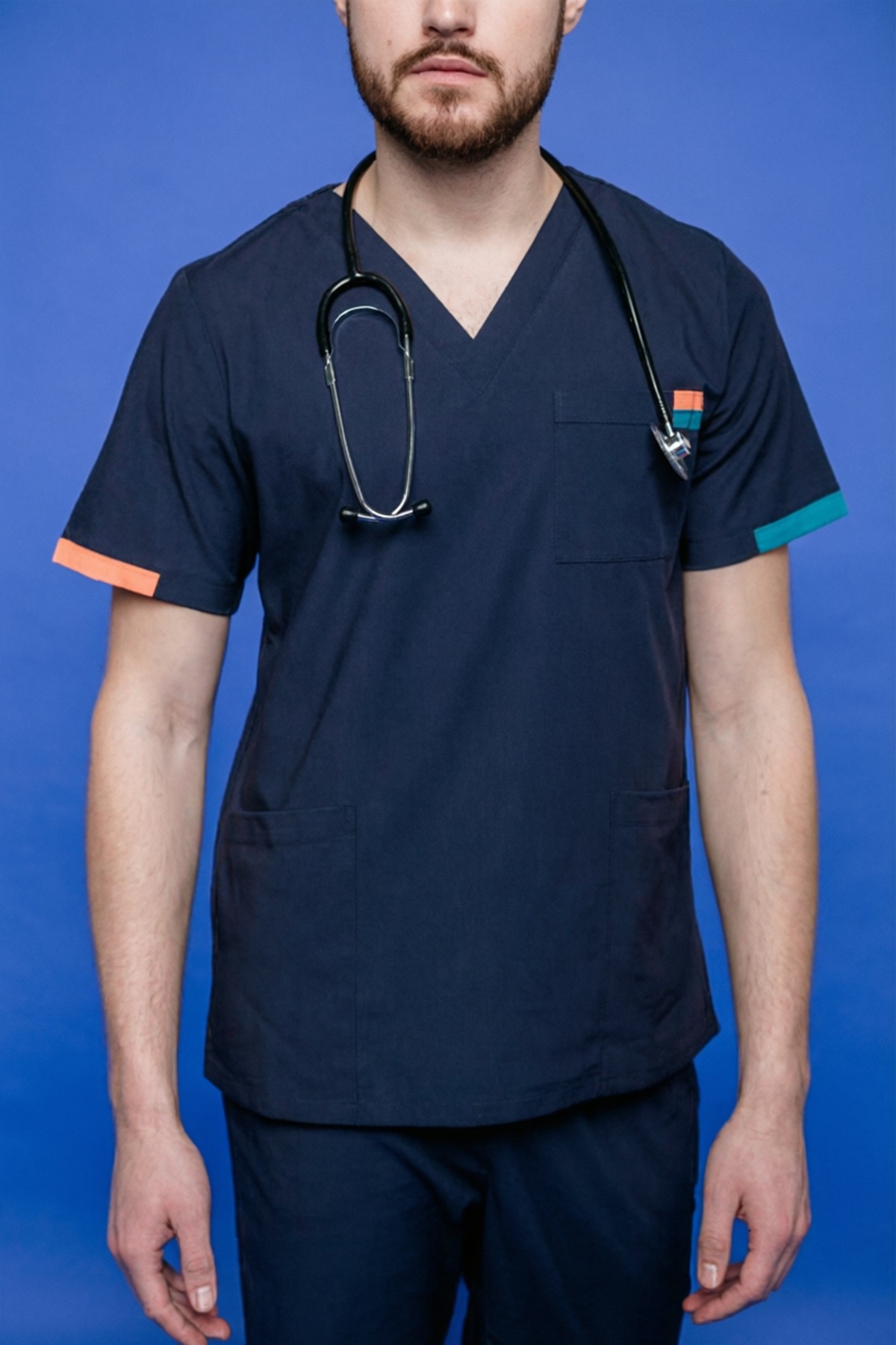 Туника мужская 258 Michigan, R156 тёмно-синий, 4XL