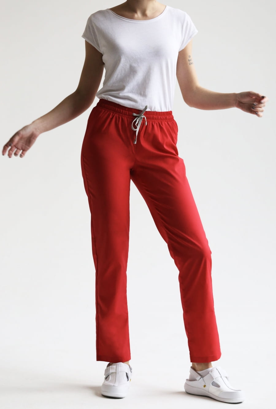 Брюки женские «Комфорт», красный, 56