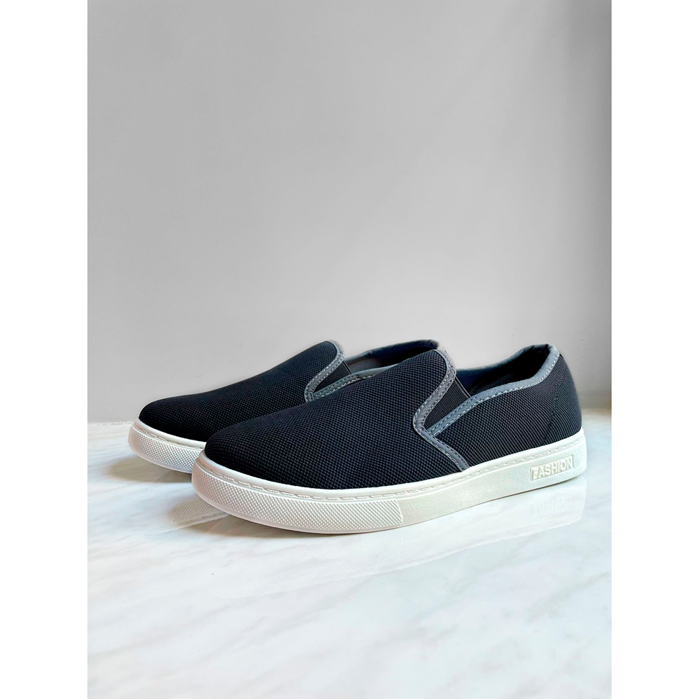 Слипоны мужские ST006, серый, 44