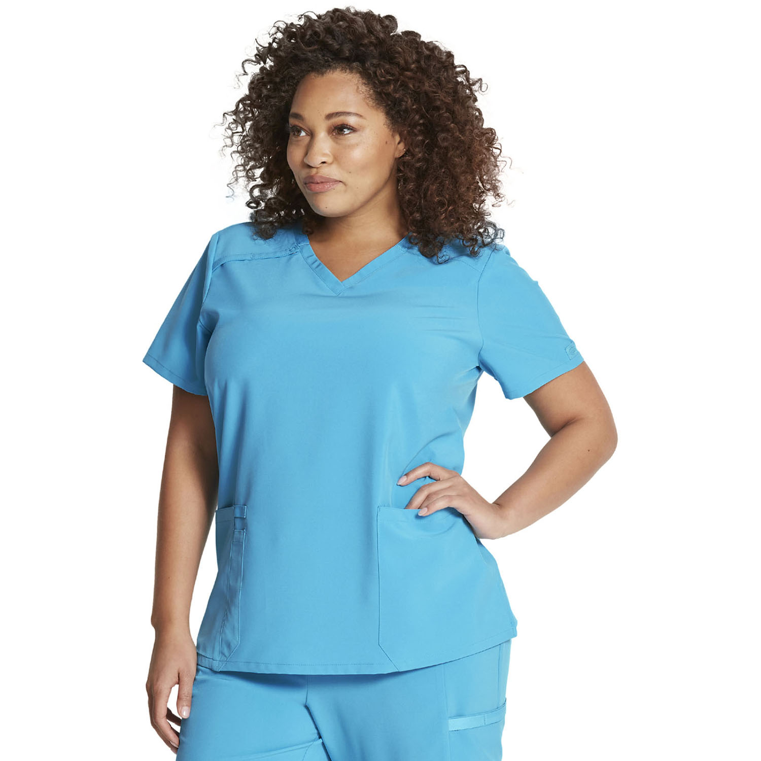 Топ женский Dickies DK615, бирюзовый, 2XL