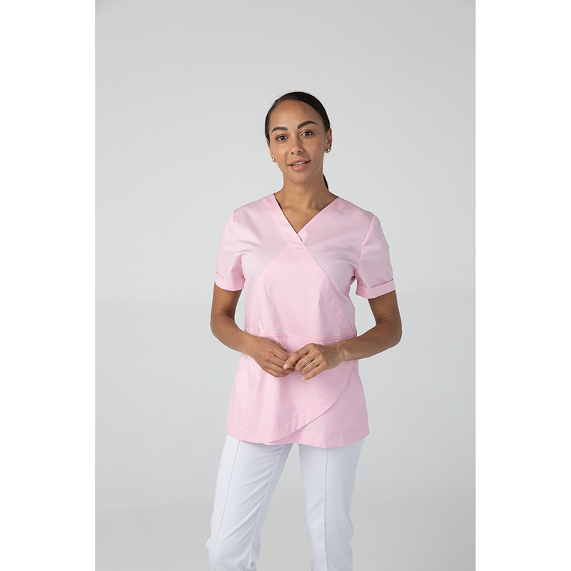 Туника женская Dr. Nice, короткий рукав, розовый, 48