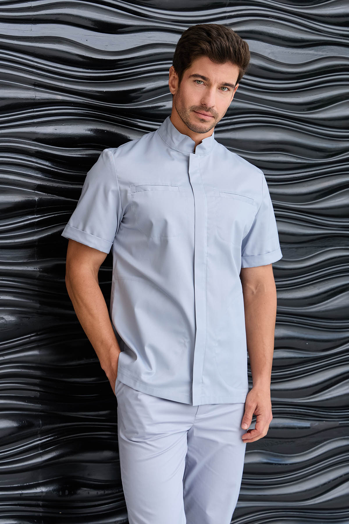 Туника мужская Dr. Nice, на молнии, серый, 50