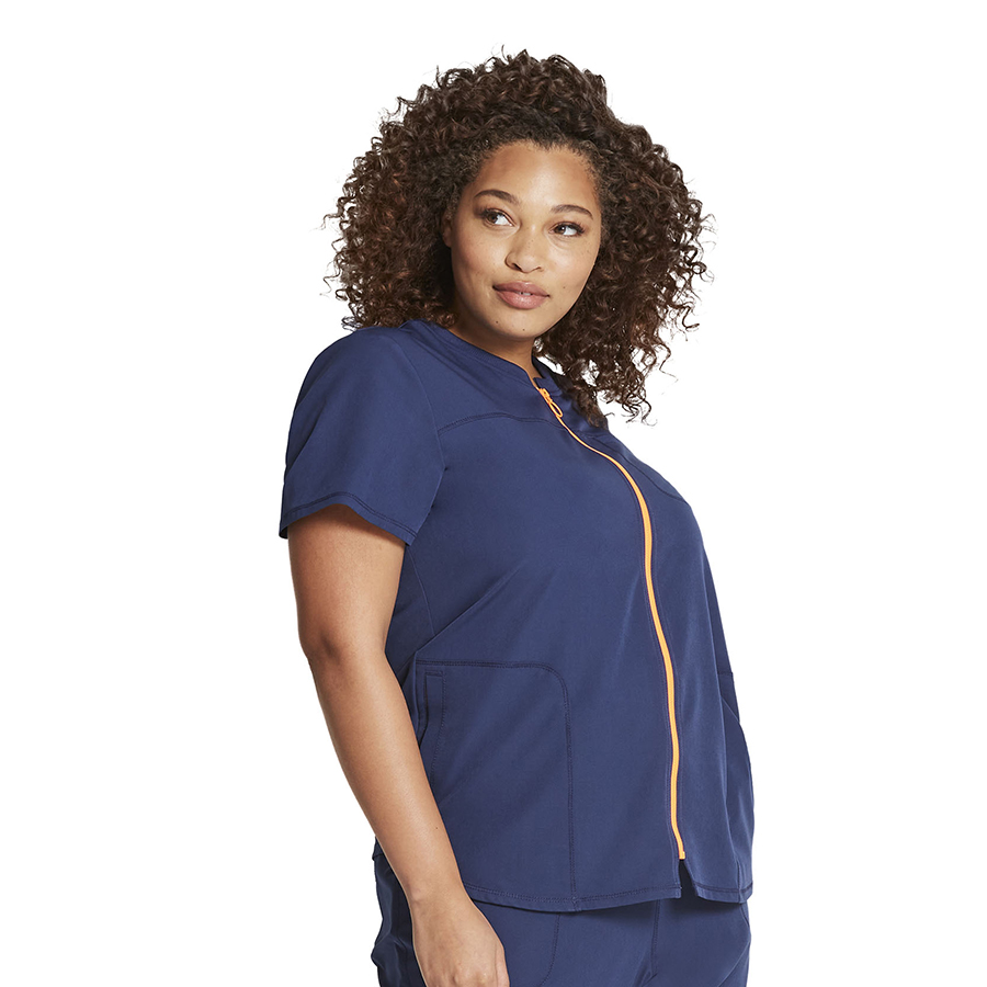 Топ медицинский женский Dickies DK777, синий, 2XL