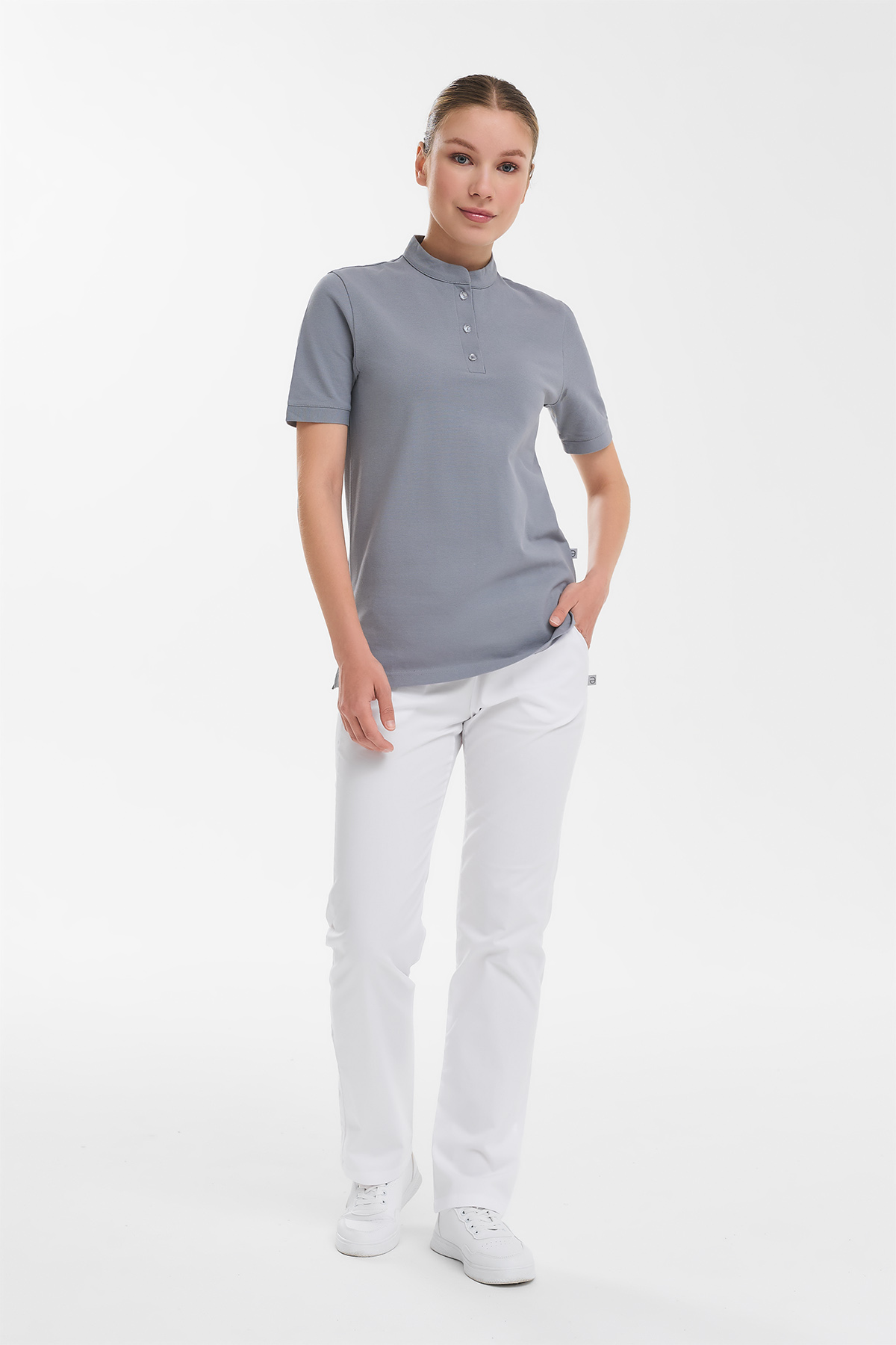 Поло женское Тезис TZ060, серый, 52