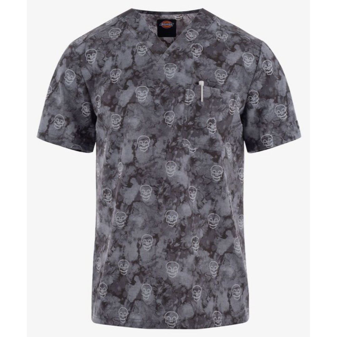 Топ мужской DK866, принт "Spooky Shadows", серый, M