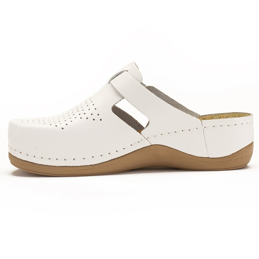 Тапочки-сабо Леон 950, женские, белые, 40