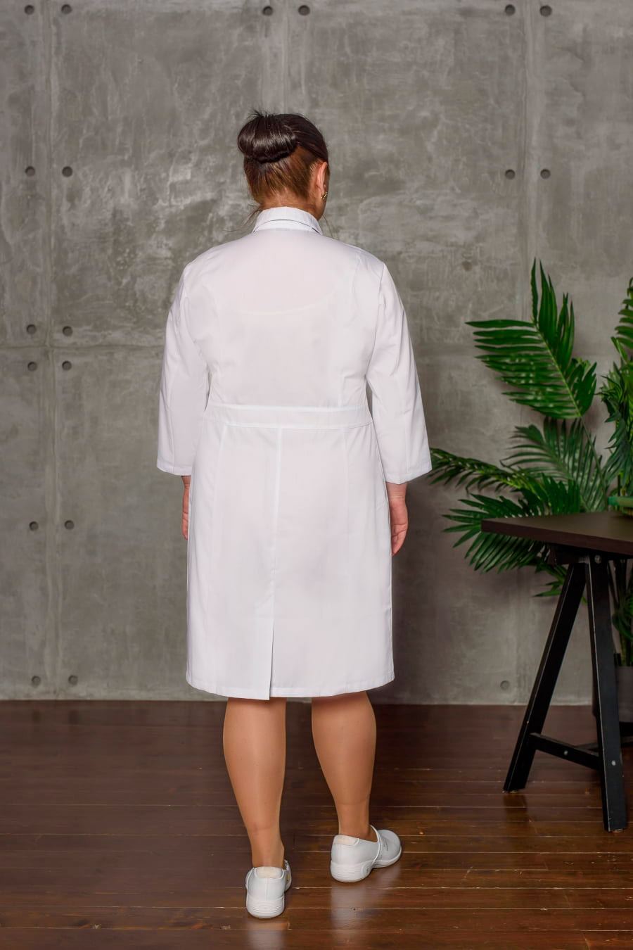 Халат женский «Юни», белый, 58